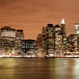 Wall Murals: New York Skyline at night 3