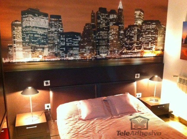 Wall Murals: New York Skyline at night