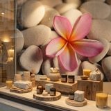 Wall Murals: Flower on stone grey Flower on stone grey 18