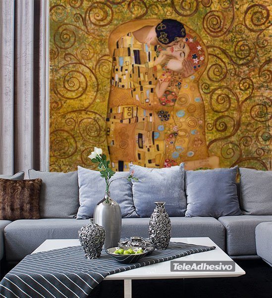 Wall Murals: The Kiss Klimt