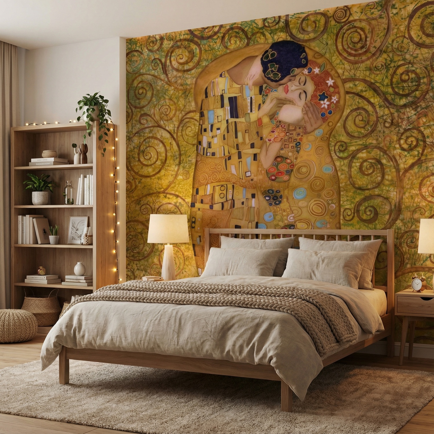 Wall Murals: The Kiss Klimt