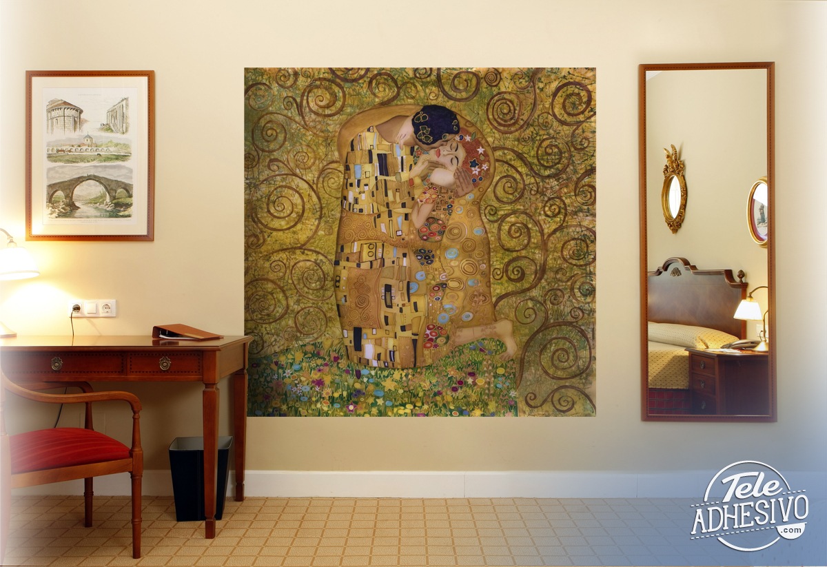 Wall Murals: The Kiss Klimt
