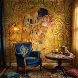 Wall Murals: The Kiss Klimt 8