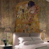Wall Murals: The kiss, by Gustav Klimt 2