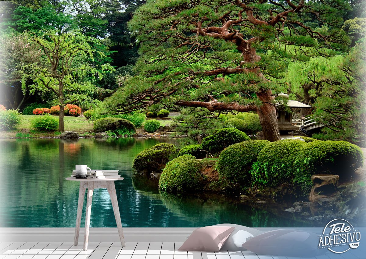 Wall Mural Jardin zen japonais