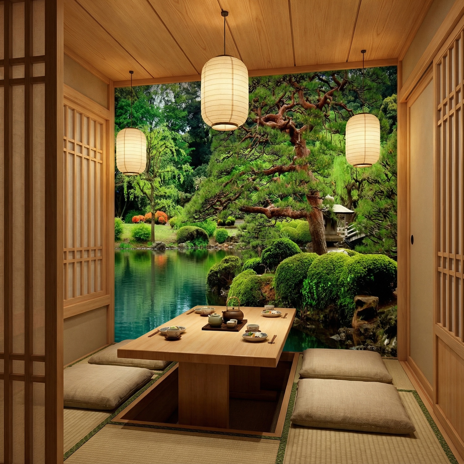 Wall Murals: Japanese garden