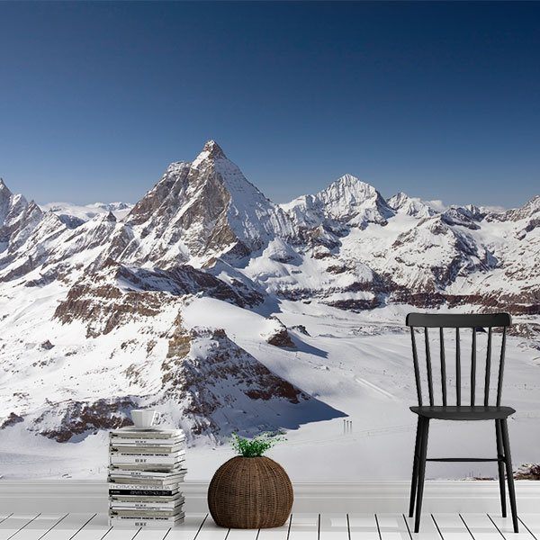 Wall Murals: Klein Matterhorn peak