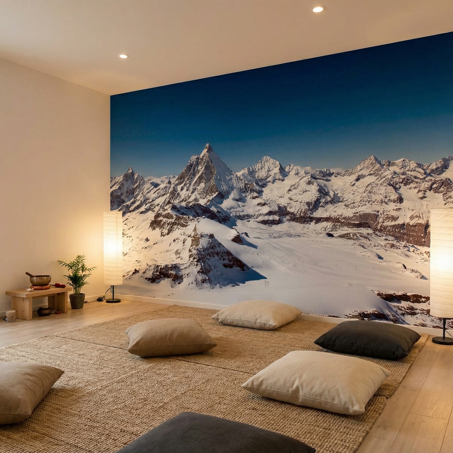 Wall Murals: Klein Matterhorn peak