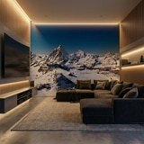 Wall Murals: Klein Matterhorn peak 8