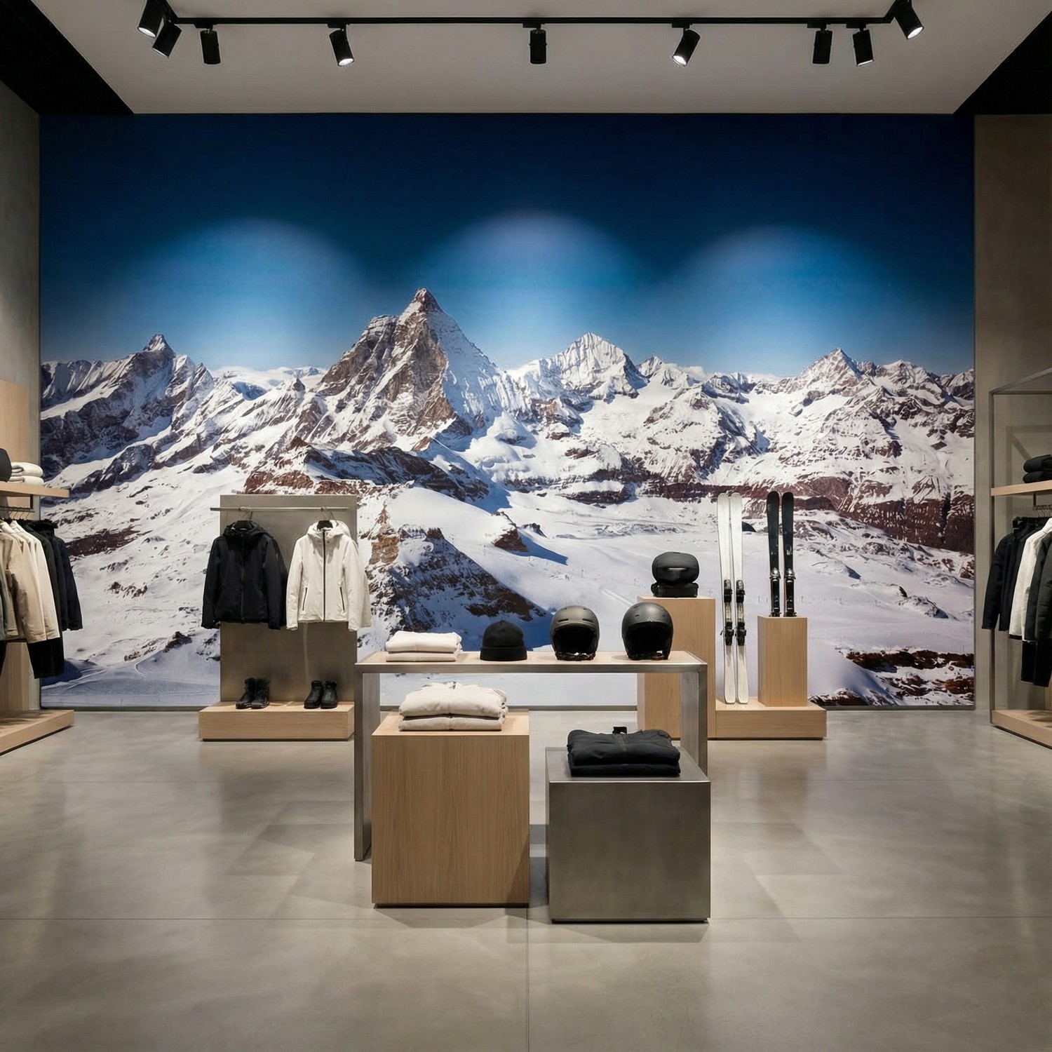 Wall Murals: Klein Matterhorn peak