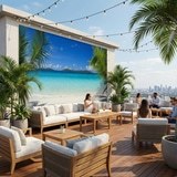 Wall Murals: Caribbean beach 20