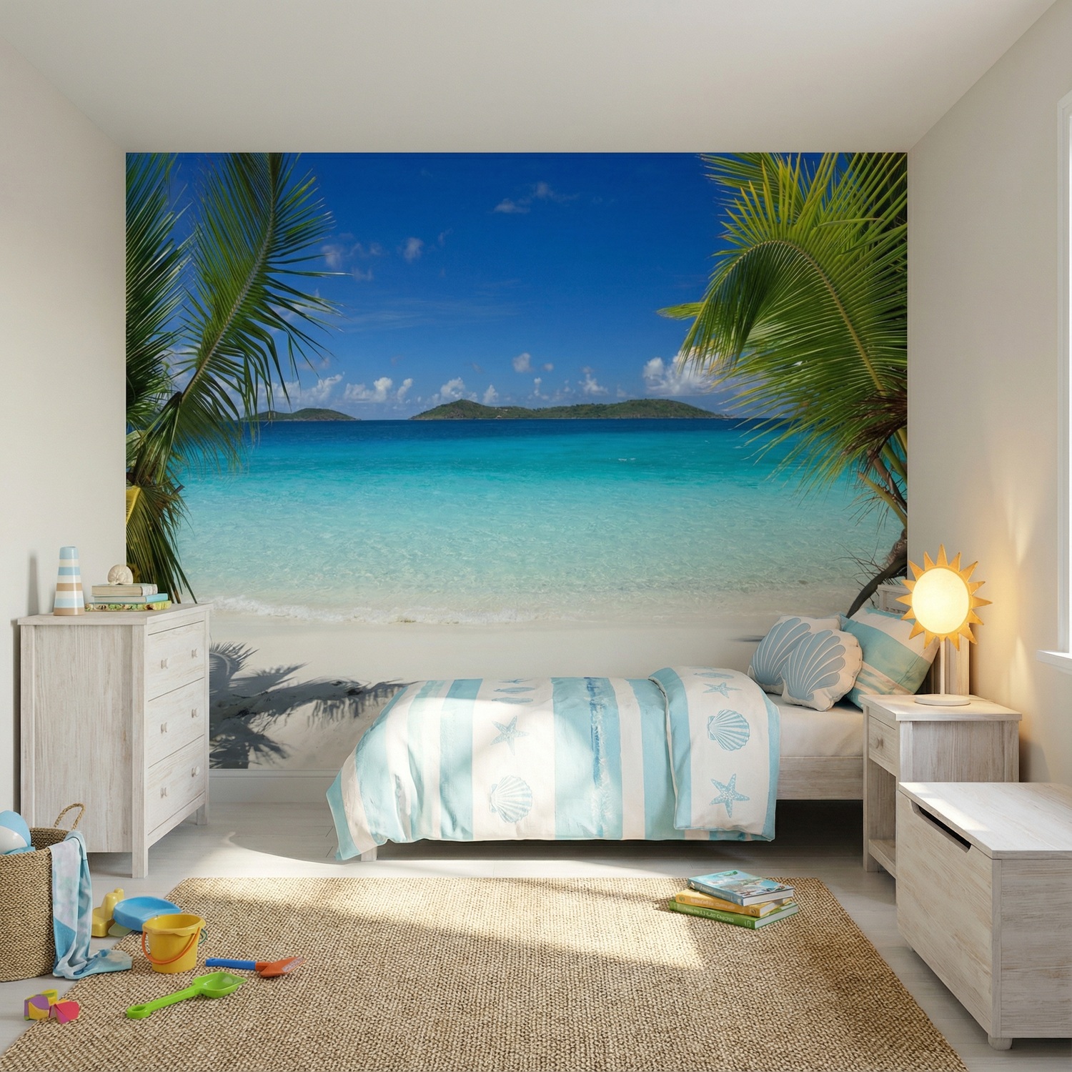 Wall Murals: Caribbean beach