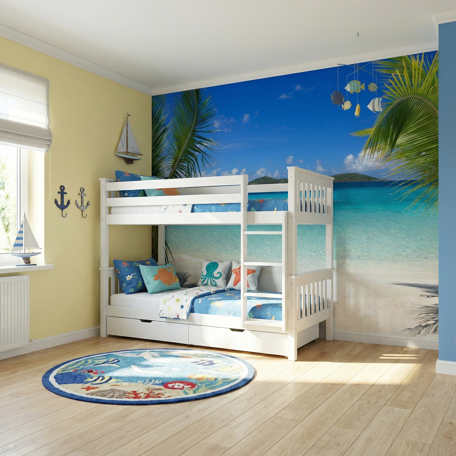Wall Murals: Caribbean beach