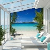 Wall Murals: Caribbean beach 9