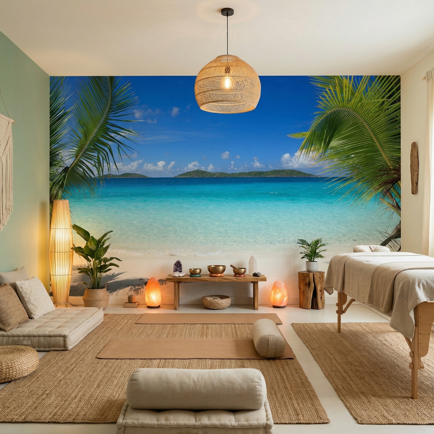 Wall Murals: Caribbean beach