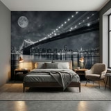 Wall Murals: Nightly Brooklyn Bridge 12