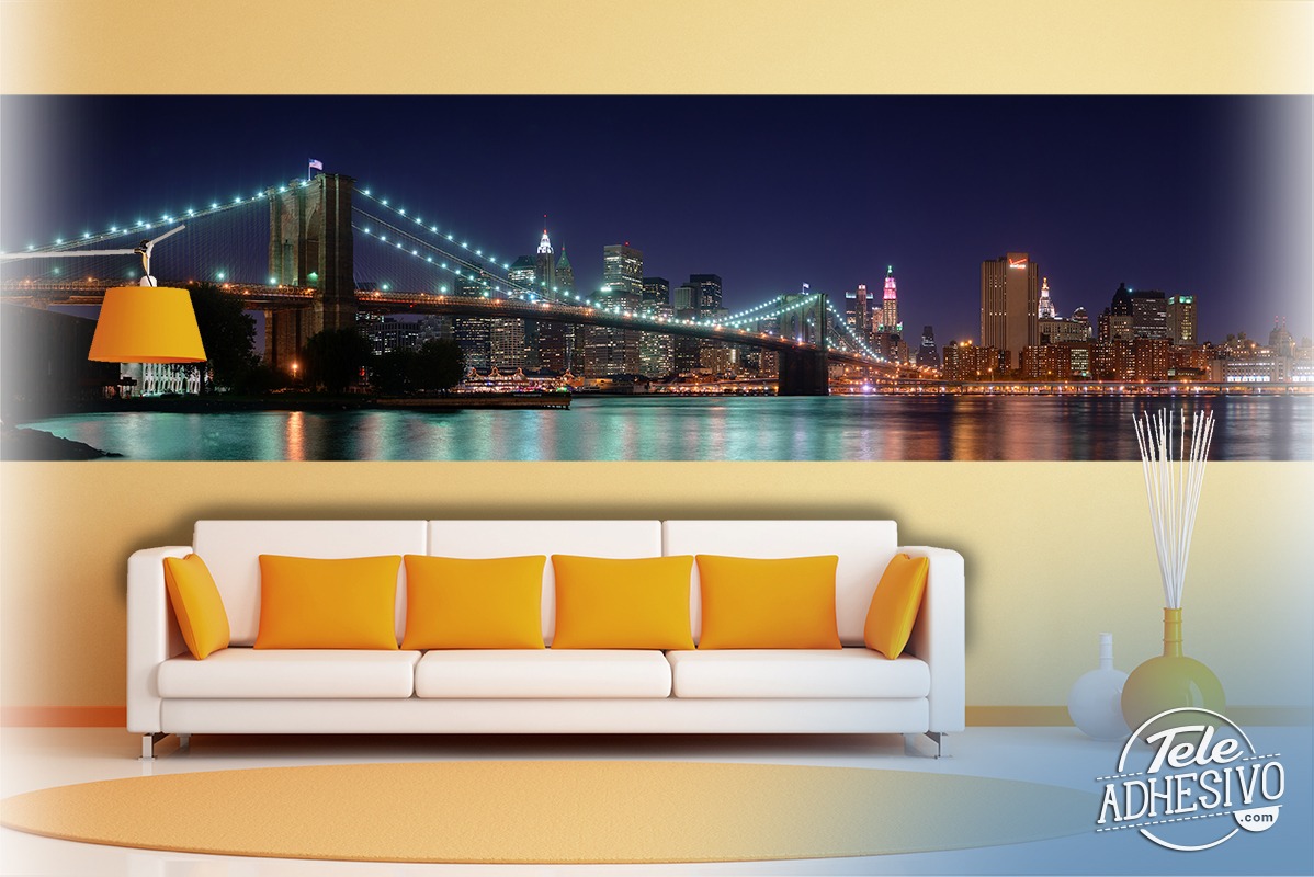 Wall Murals: Overview of the Brooklyn Bridge