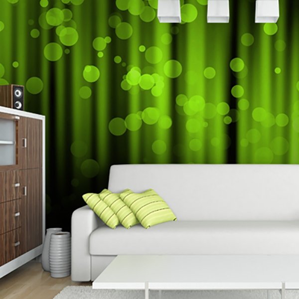 Wall mural Green Abstract Art
