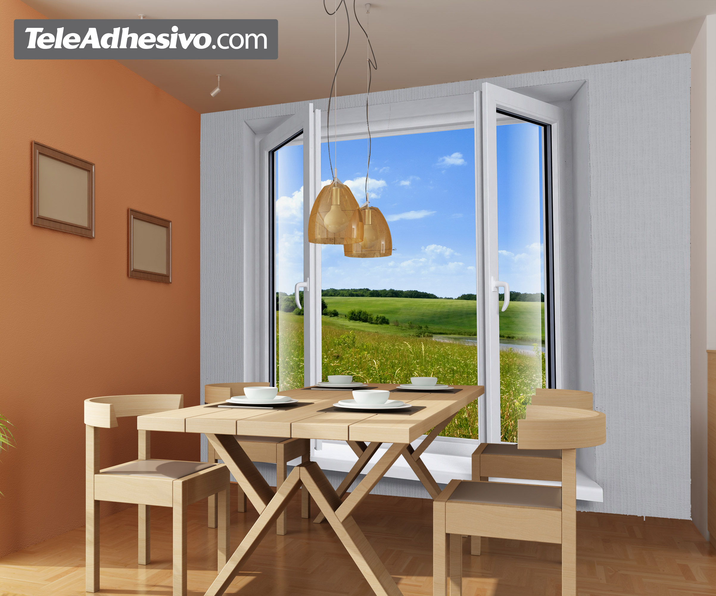 Wall Murals: Window to the meadows