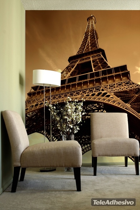 Wall Murals: Under the Eiffel tower