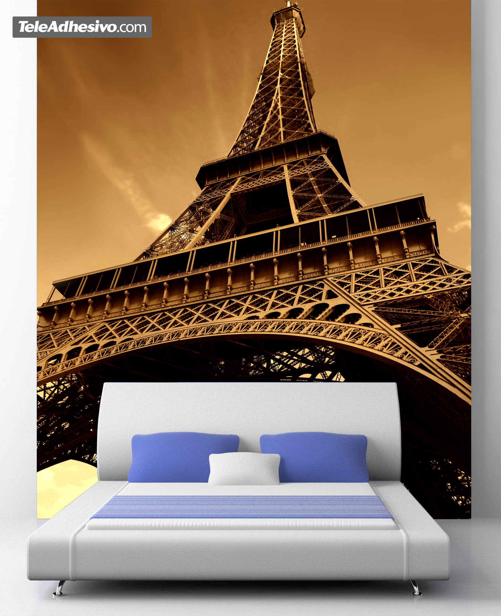 Wall Murals: Under the Eiffel tower