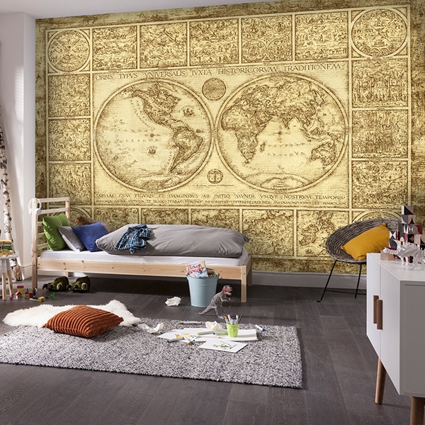 Wall Murals: World map Orvis Typus Universalis