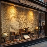 Wall Murals: World map Orvis Typus Universalis 13