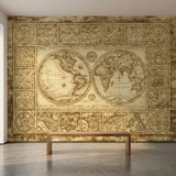 Wall Murals: World map Orvis Typus Universalis 14