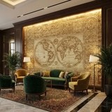 Wall Murals: World map Orvis Typus Universalis 16