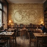 Wall Murals: World map Orvis Typus Universalis 6