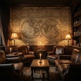 Wall Murals: World map Orvis Typus Universalis 10