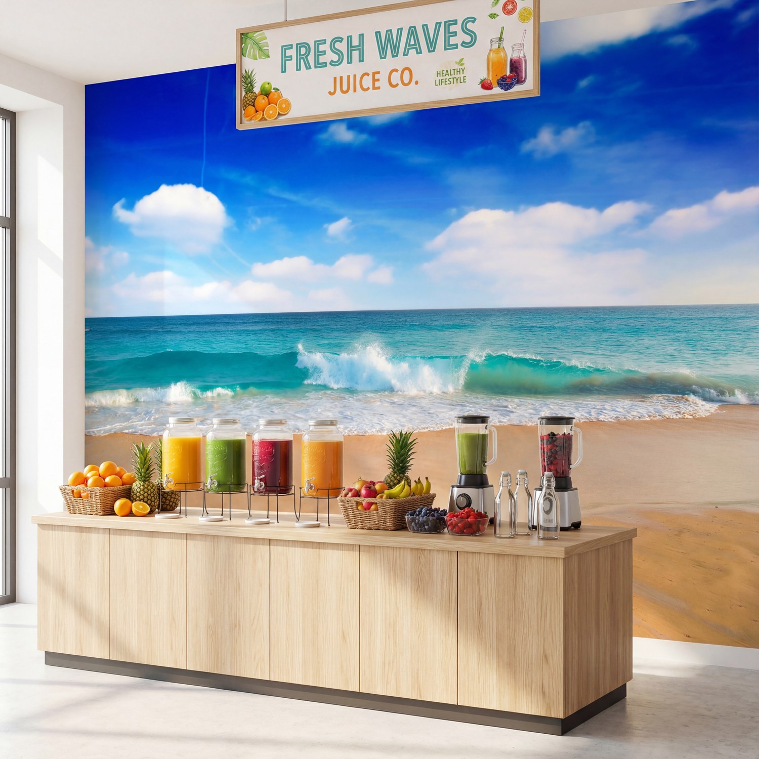 Wall Murals: Paradise beach