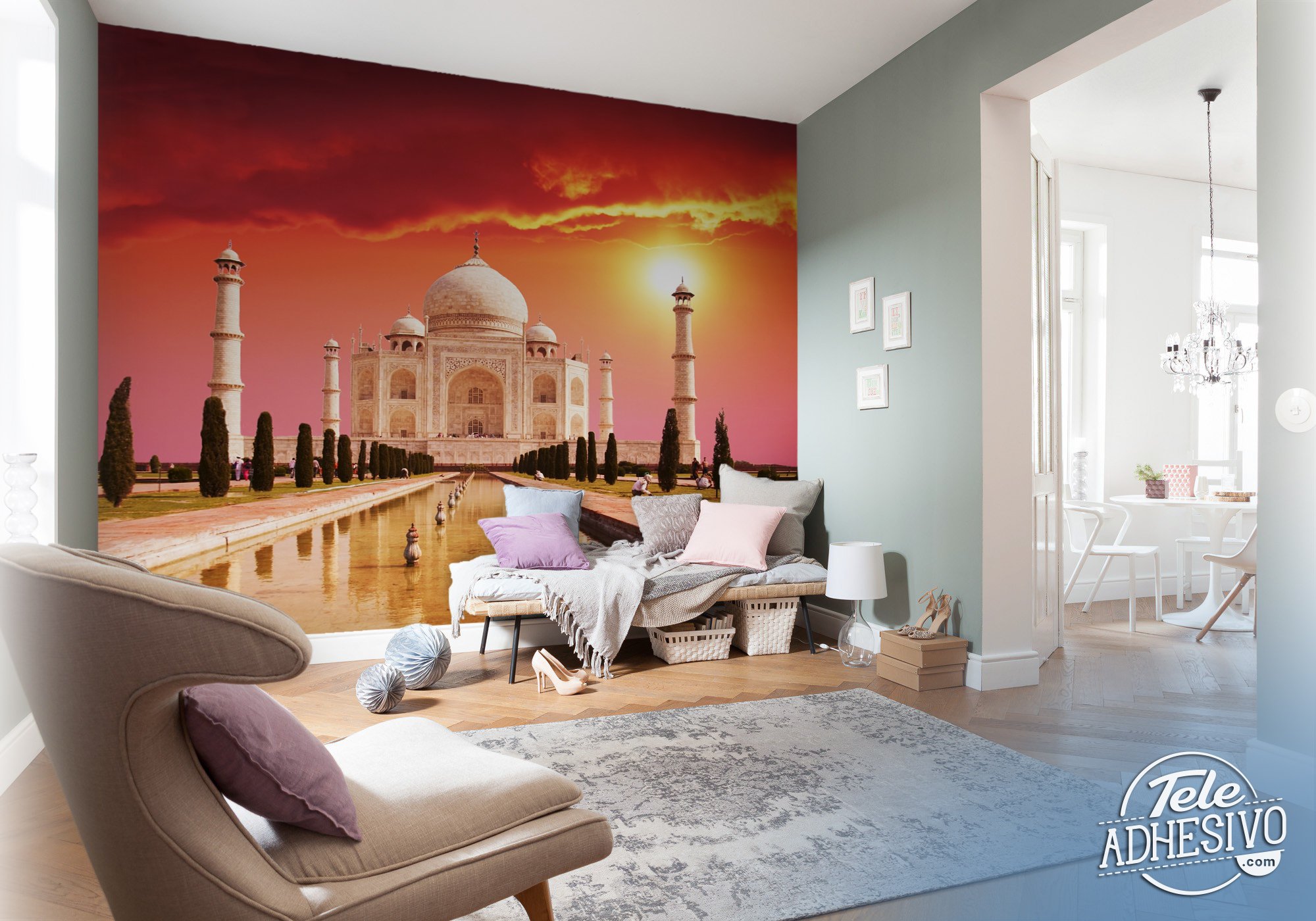 Wall Murals: Taj Mahal