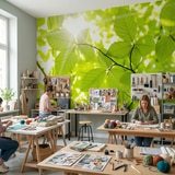 Wall Murals: Leaves 20