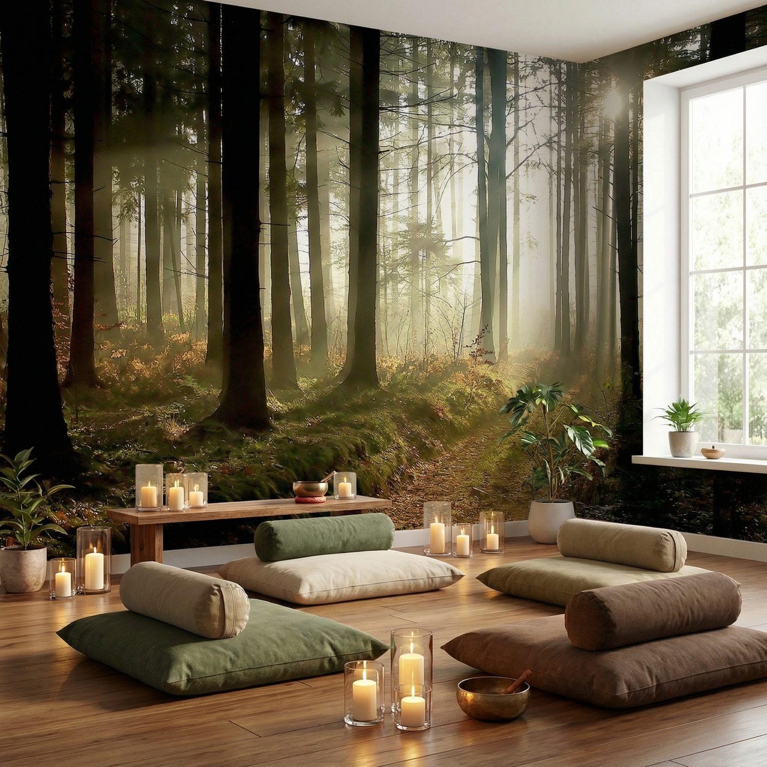 Wall Murals: Mysterious forest