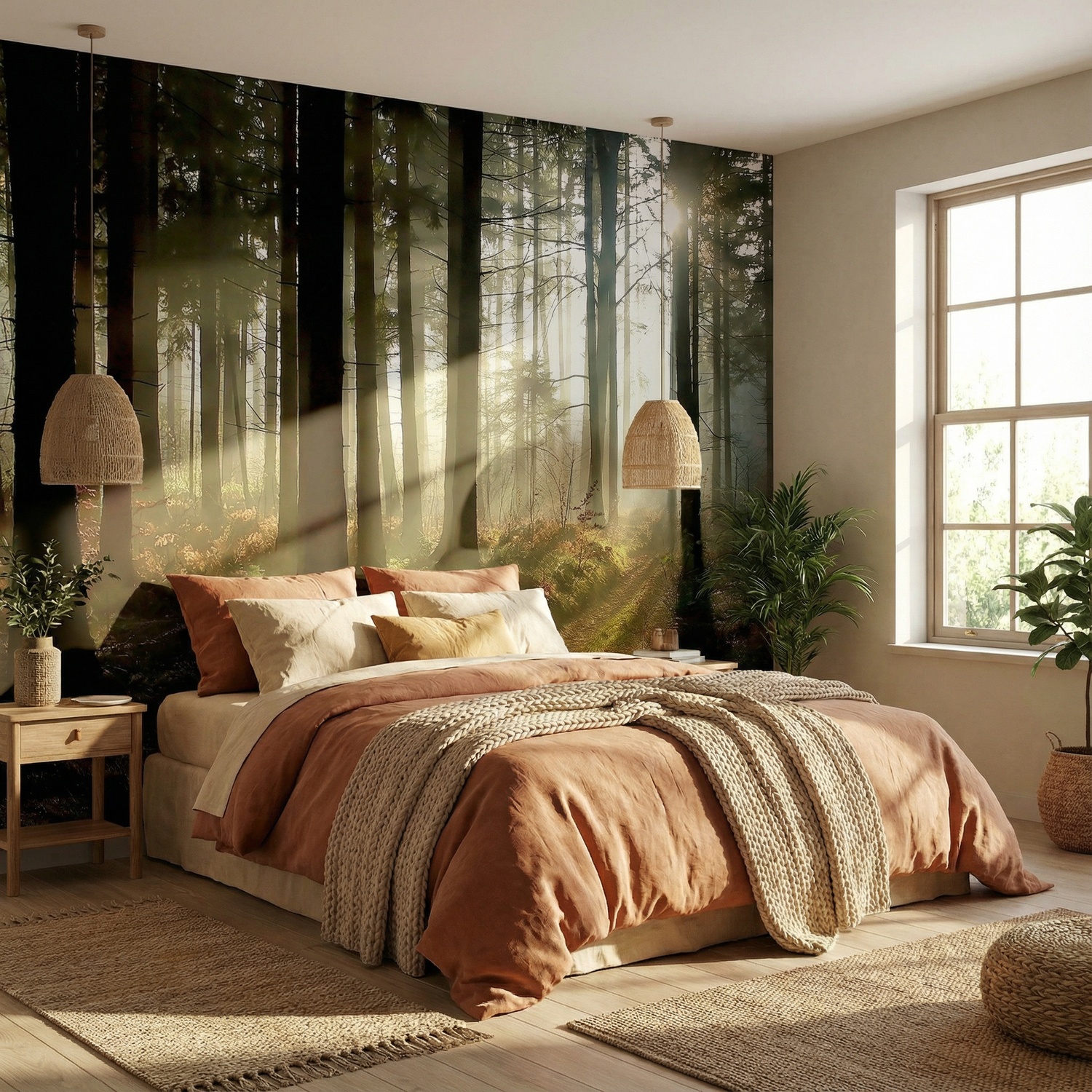 Wall Murals: Mysterious forest