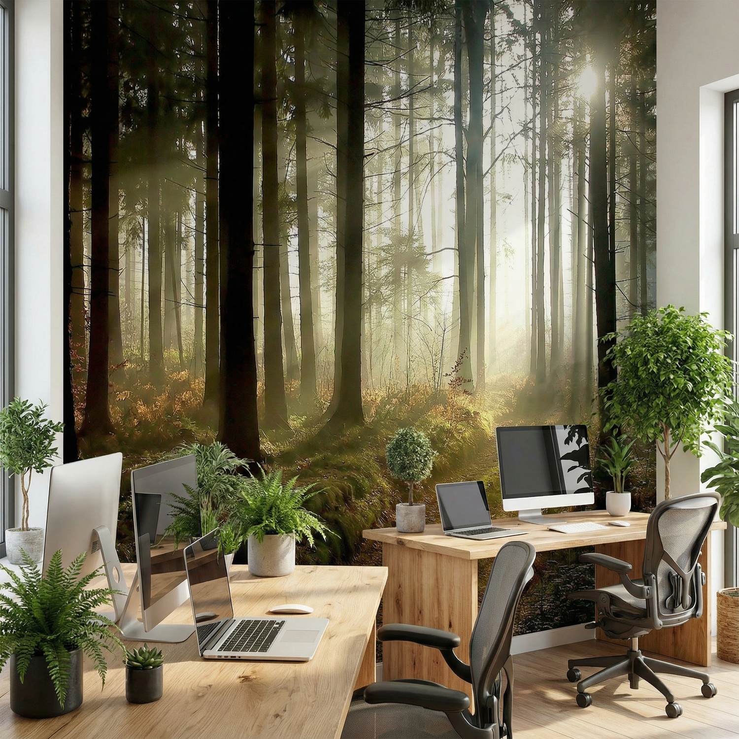 Wall Murals: Mysterious forest