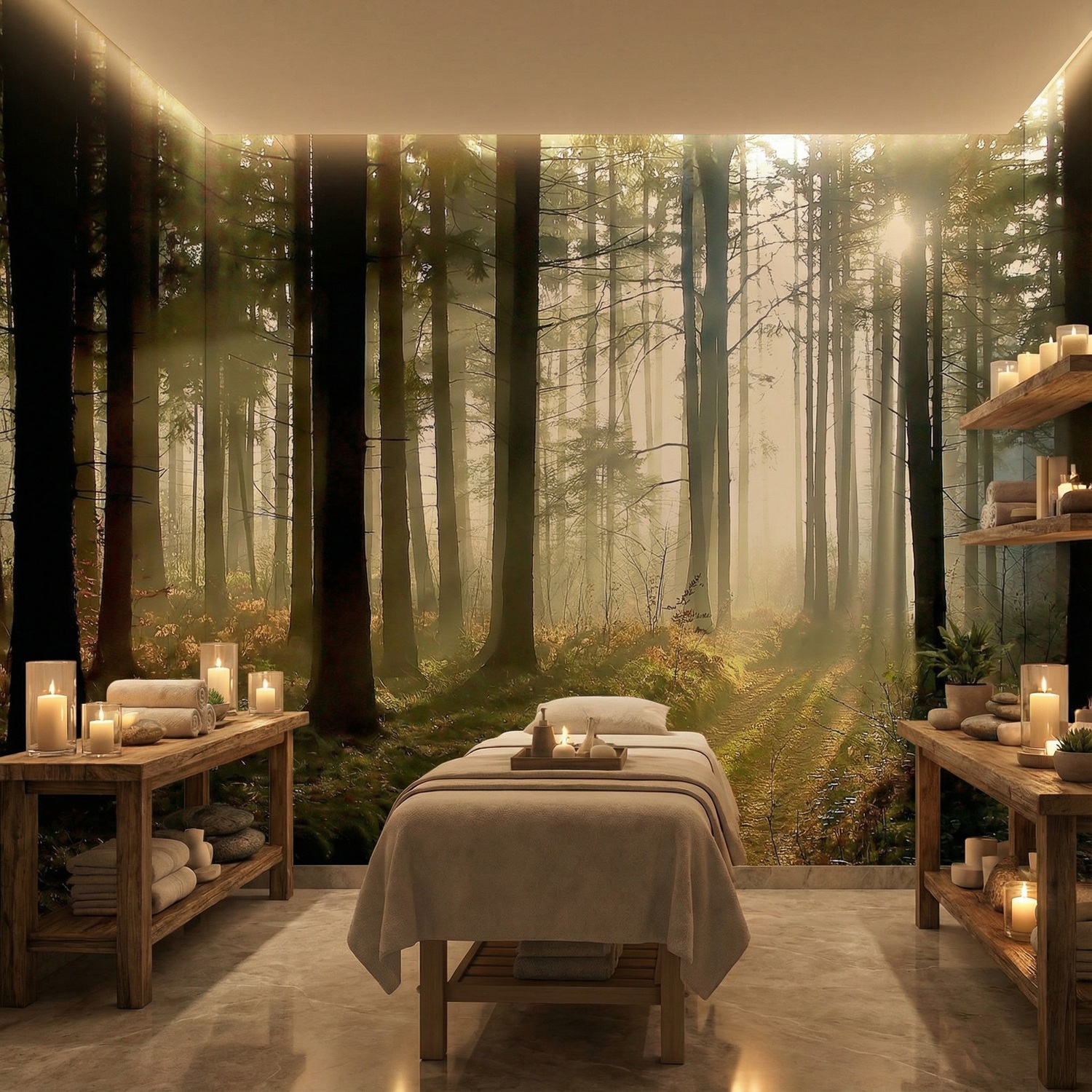Wall Murals: Mysterious forest