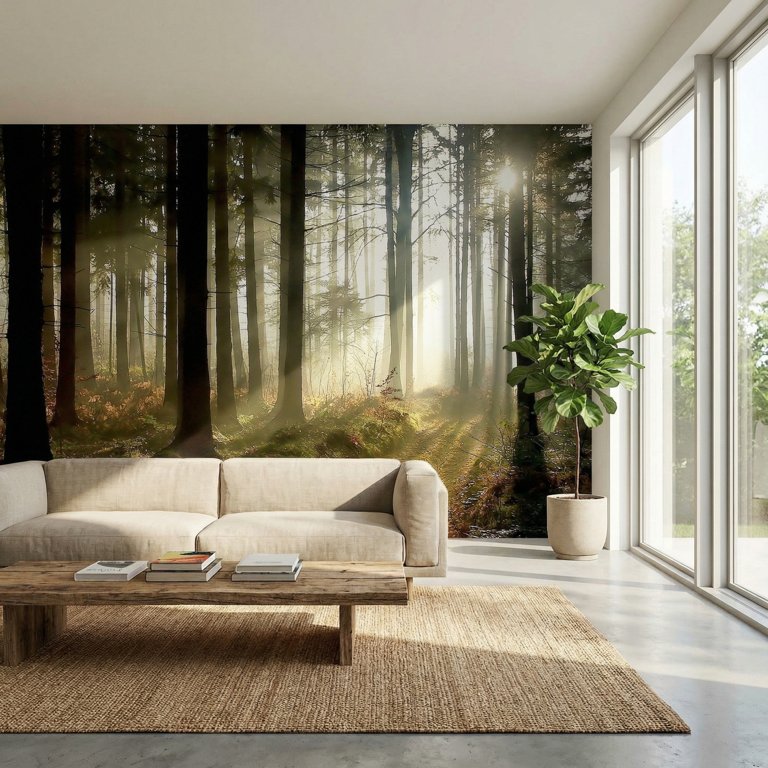 Wall Murals: Mysterious forest
