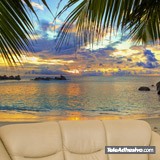 Wall Murals: Sunset beach 2