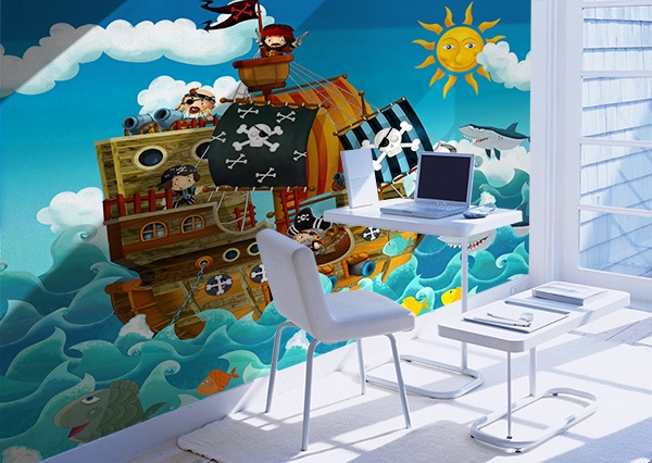 Wall Murals: Pirates Kids