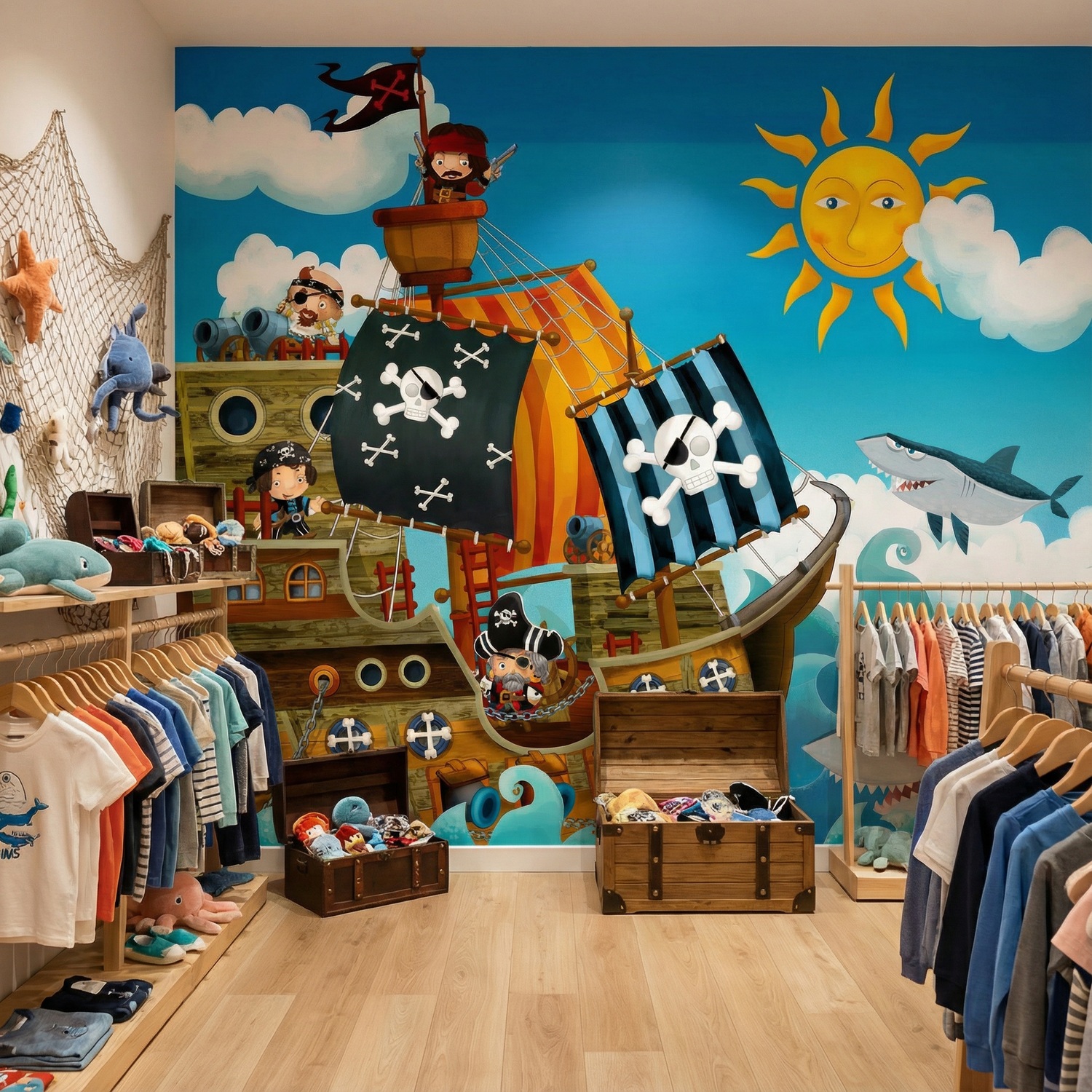 Wall Murals: Pirates Kids
