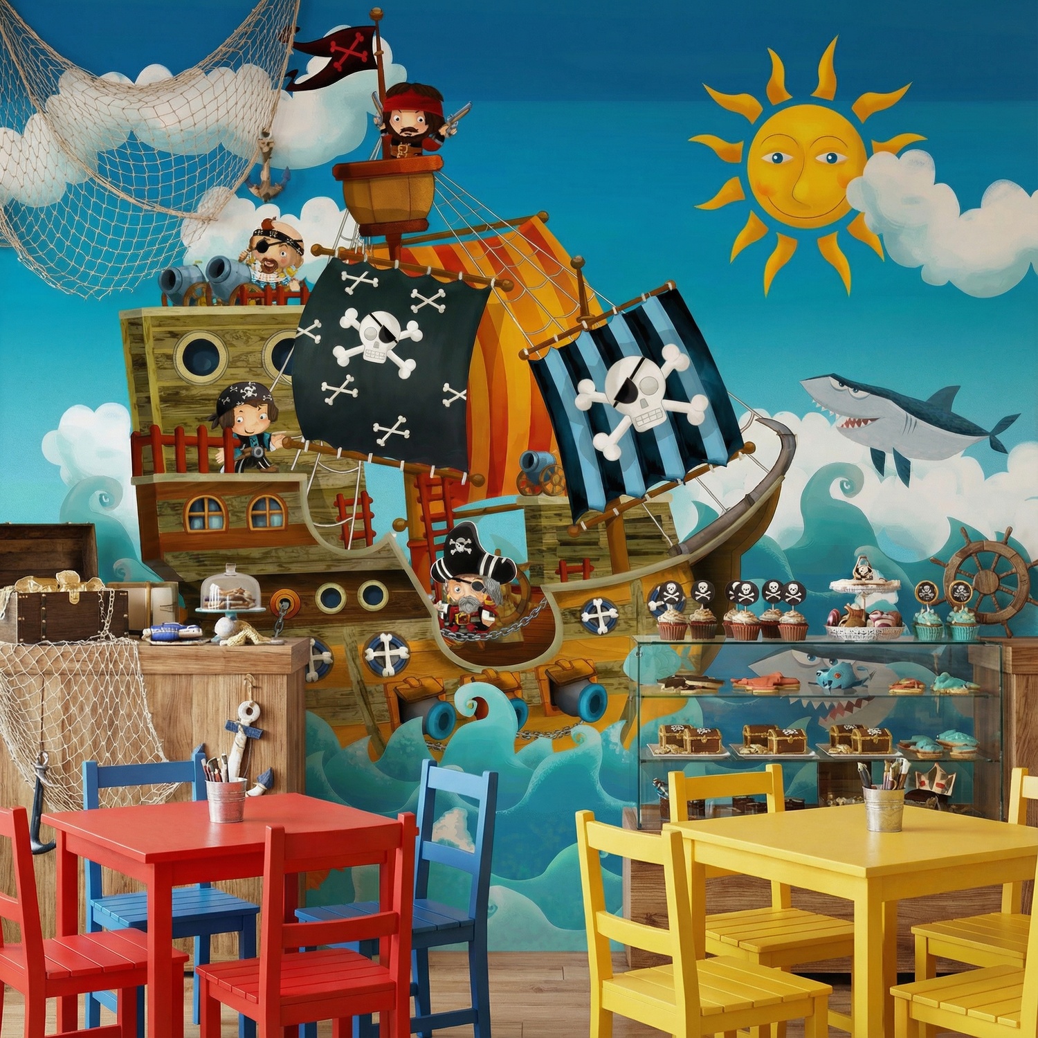 Wall Murals: Pirates Kids
