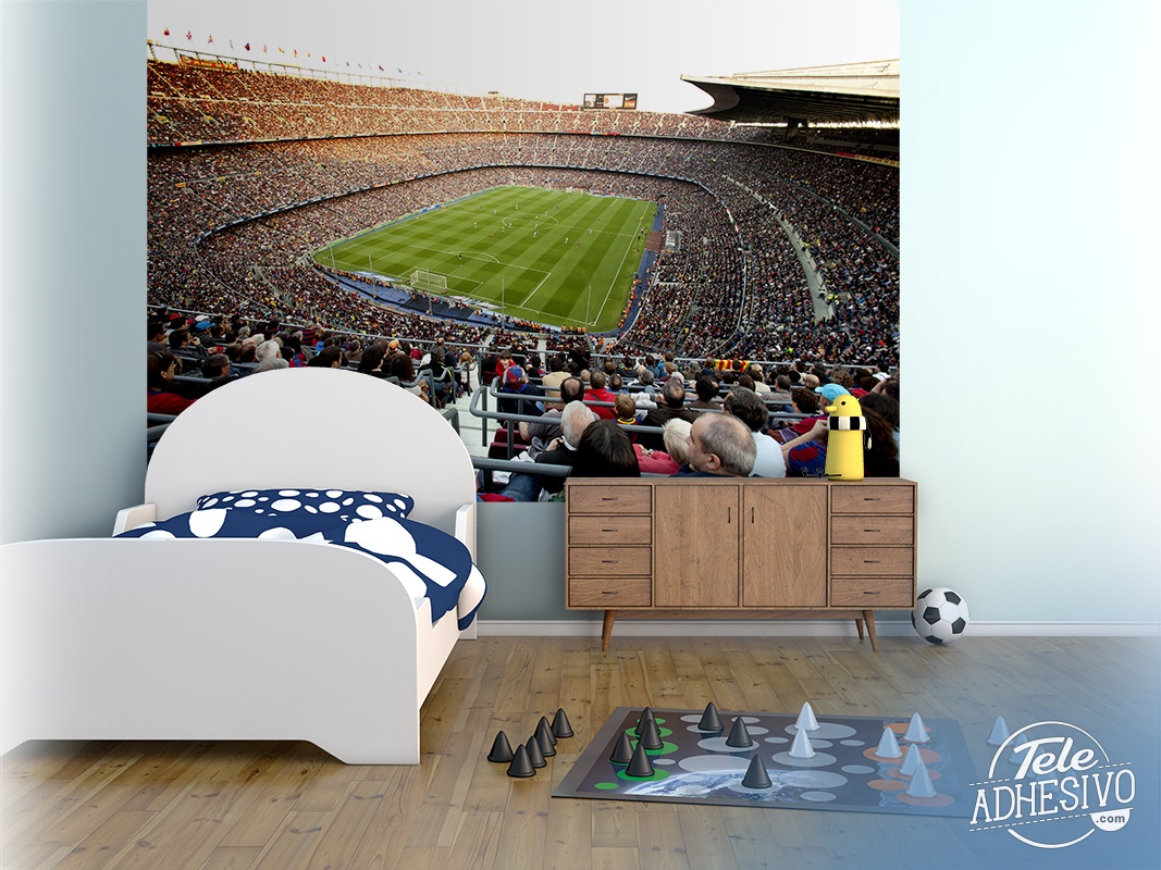 Wall Murals: Camp Nou Stadium