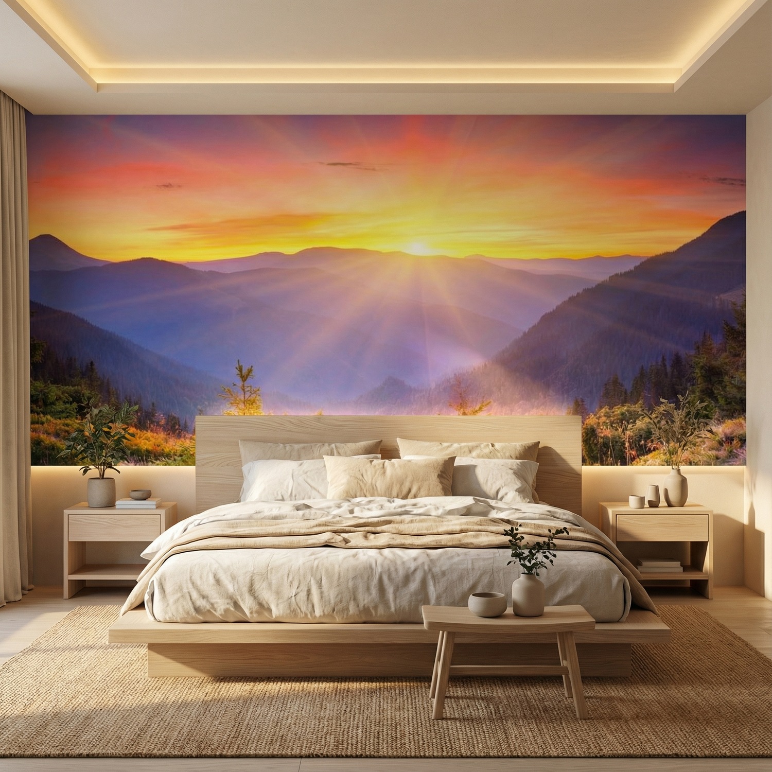 Wall Murals: Sunset Country