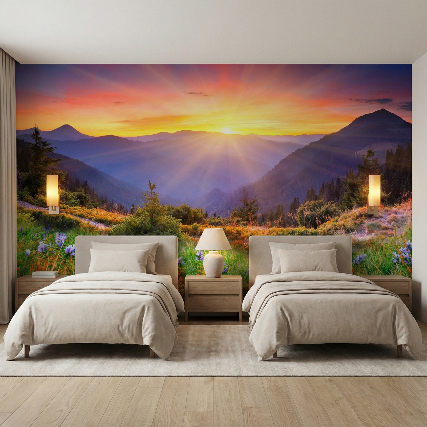 Wall Murals: Sunset Country