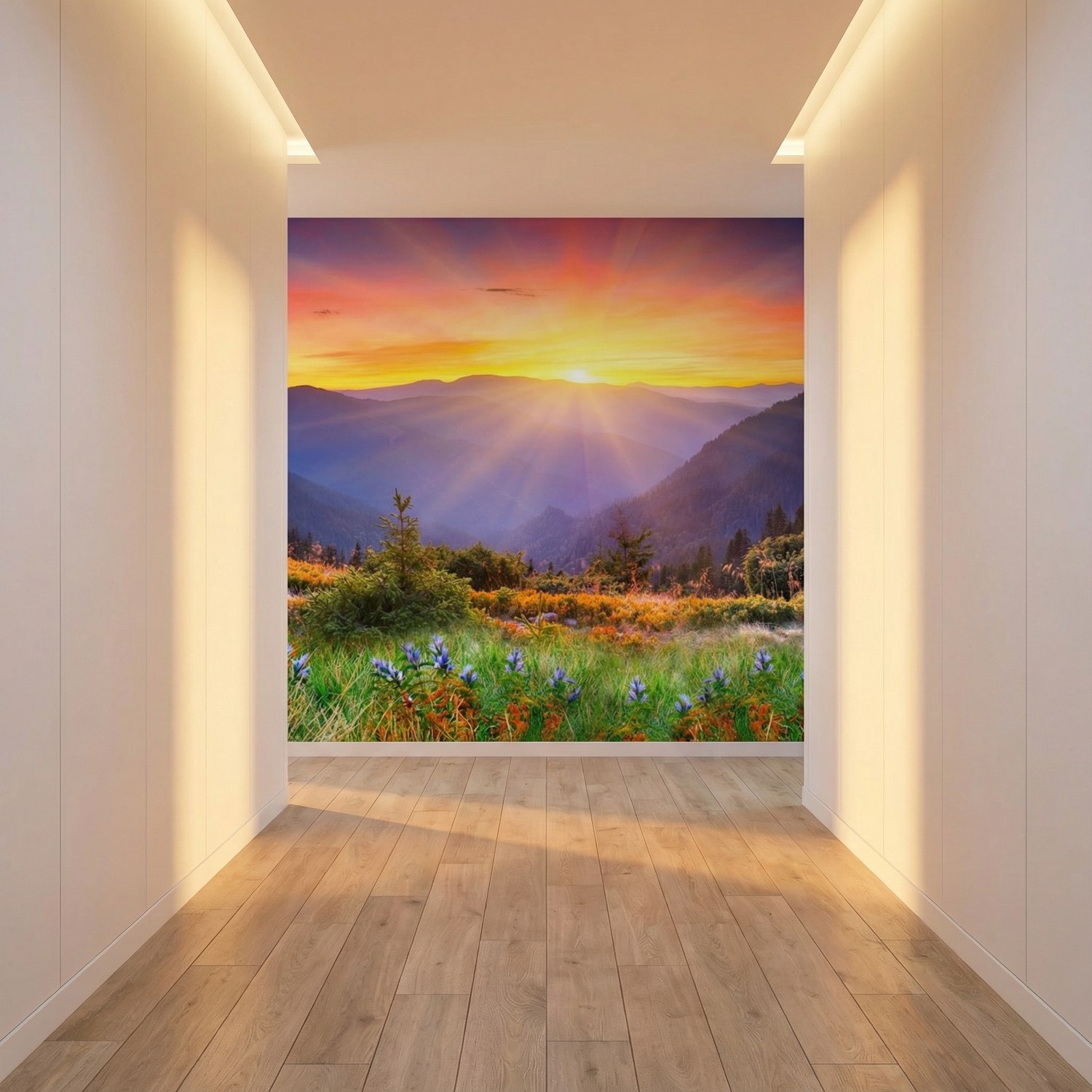 Wall Murals: Sunset Country