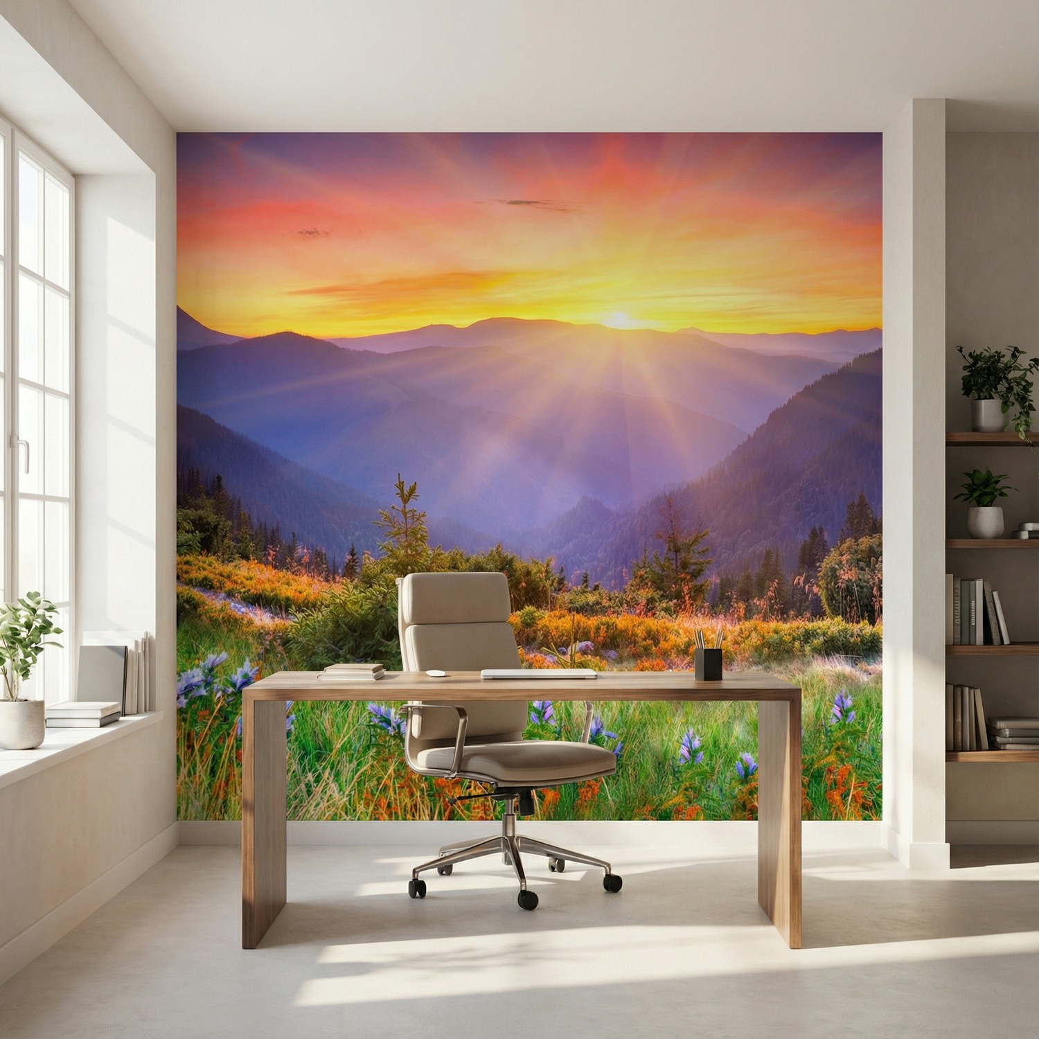 Wall Murals: Sunset Country