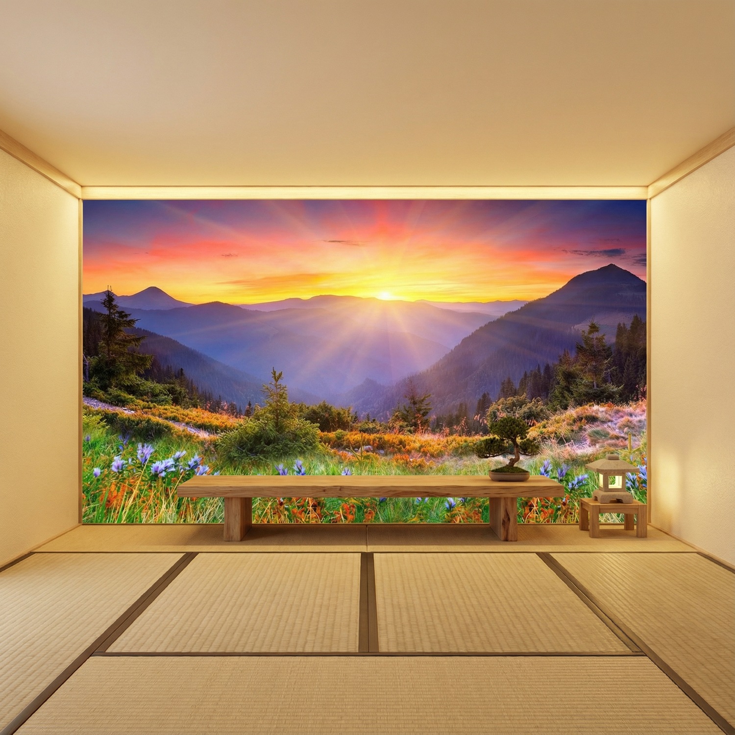 Wall Murals: Sunset Country