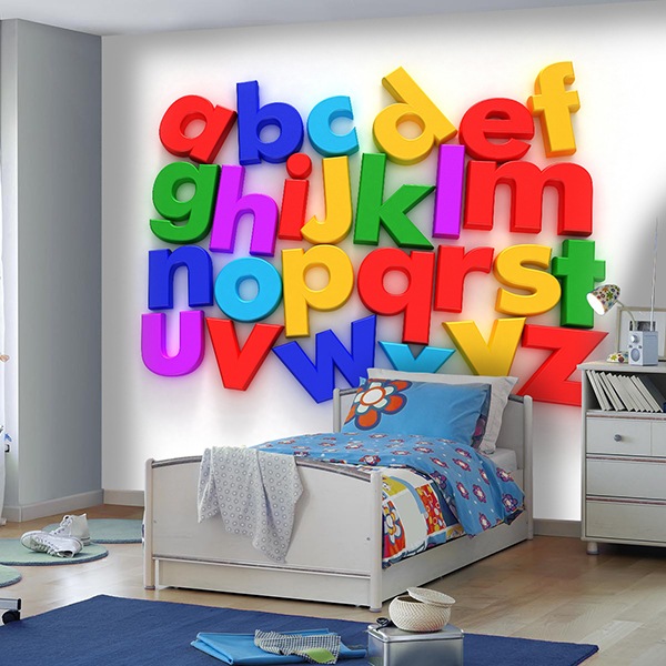 Wall Murals: Alphabet